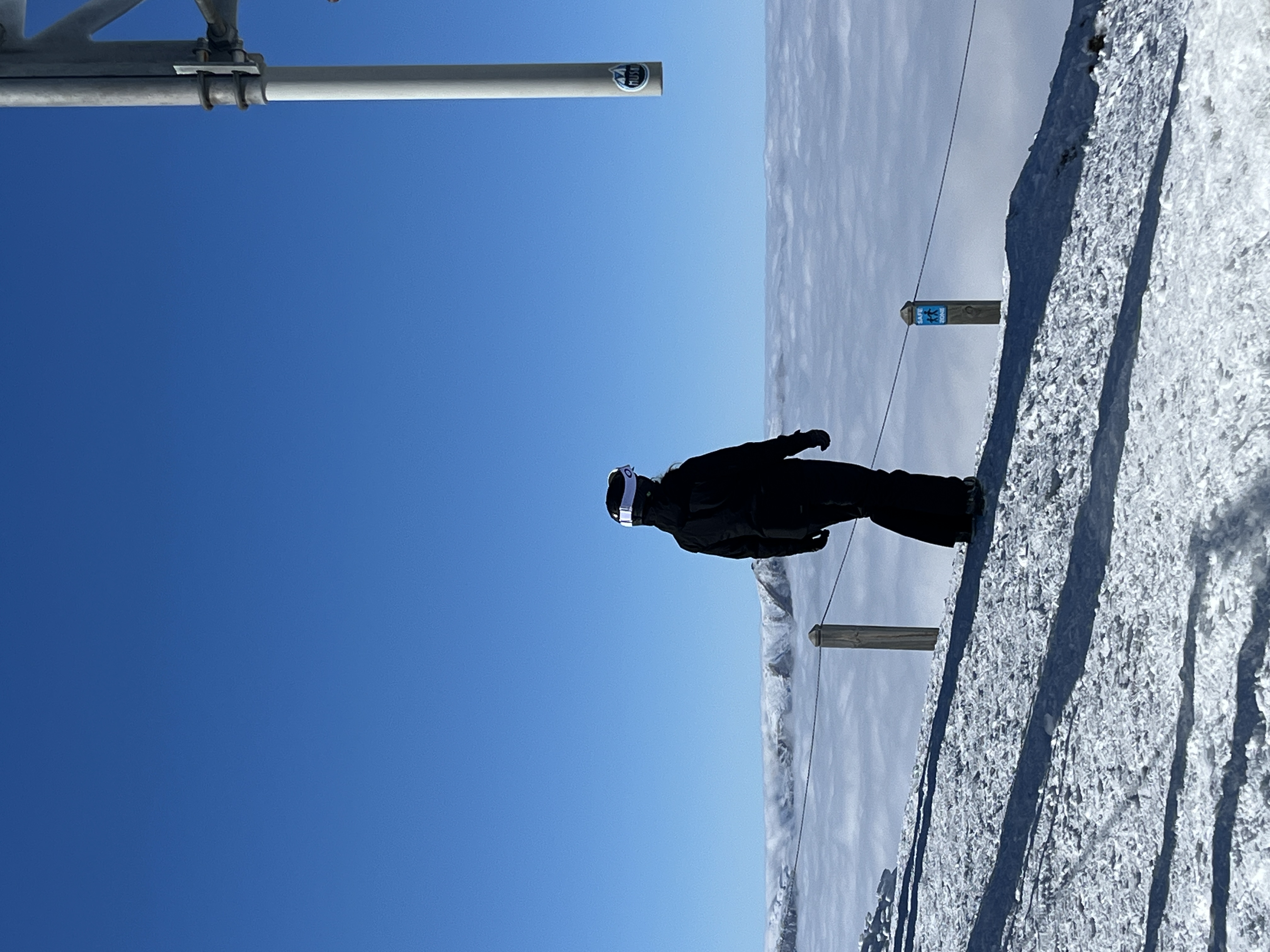 Ayush Ranjan on a ski slope